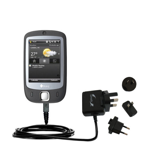 International Wall Charger compatible with the HTC P3450