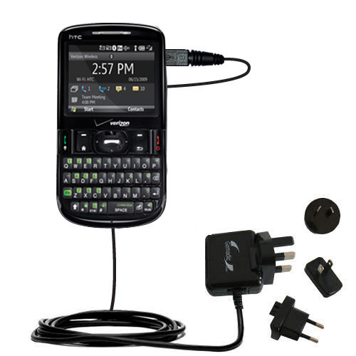International Wall Charger compatible with the HTC Snap S510