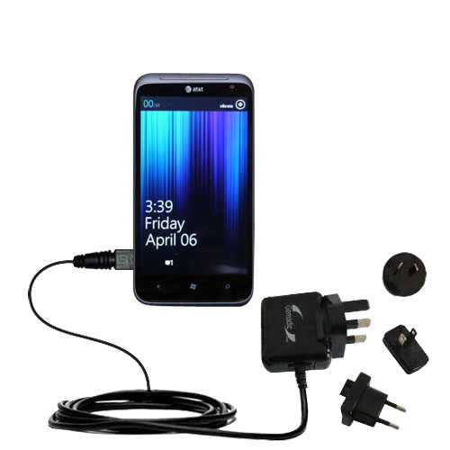 International Wall Charger compatible with the HTC Titan II