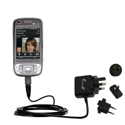 International Wall Charger compatible with the HTC TyTN II