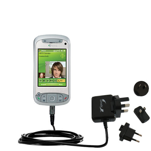 International Wall Charger compatible with the HTC TyTN