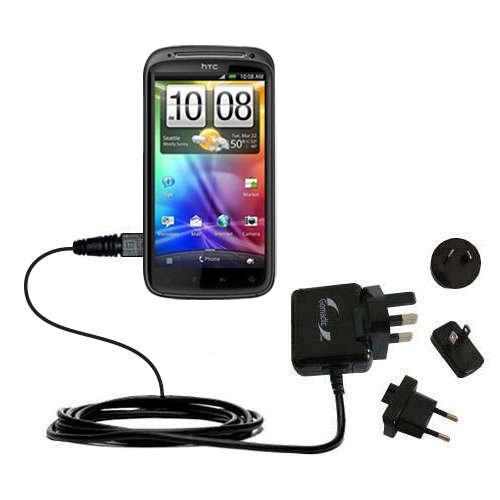 International Wall Charger compatible with the HTC Vigor