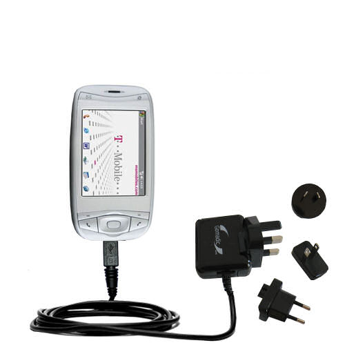 International Wall Charger compatible with the HTC Wizard