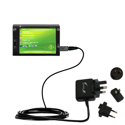 International Wall Charger compatible with the HTC X7501 X7500