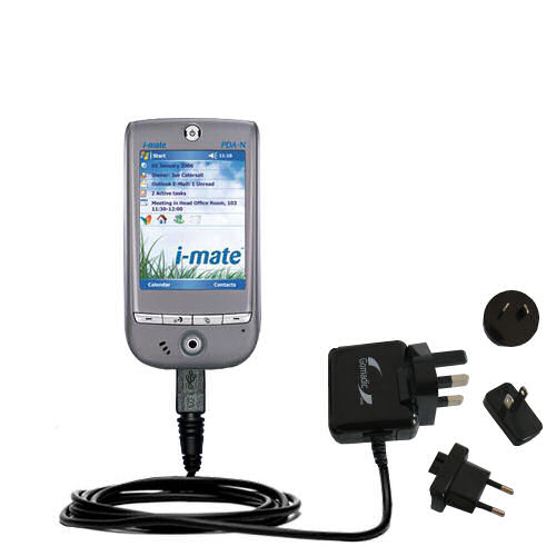 International Wall Charger compatible with the i-Mate PDA-N Pocket PC
