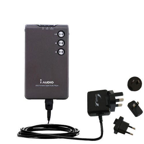 International Wall Charger compatible with the Cowon iAudio M3