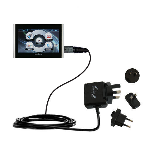 International Wall Charger compatible with the Insignia NV-CNV43 GPS