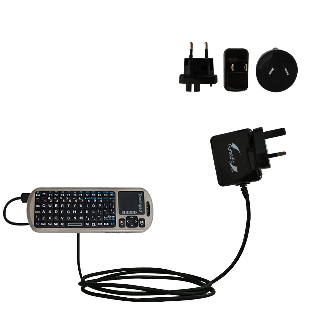International Wall Charger compatible with the iPazzPort KP-810-18R / 18A / 18V keyboard