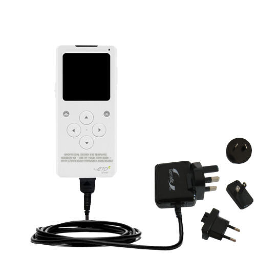 International Wall Charger compatible with the iRiver E10