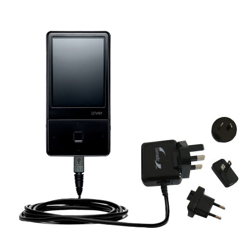 International Wall Charger compatible with the iRiver E100 4GB