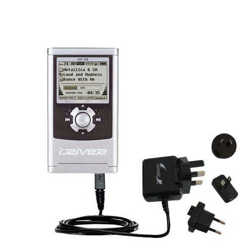 International Wall Charger compatible with the iRiver iHP-110