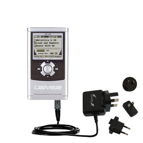International Wall Charger compatible with the iRiver iHP-140 iHP-110