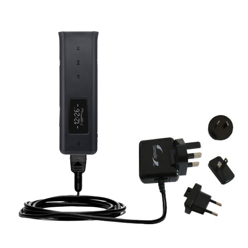 International Wall Charger compatible with the iRiver T7 Volcano