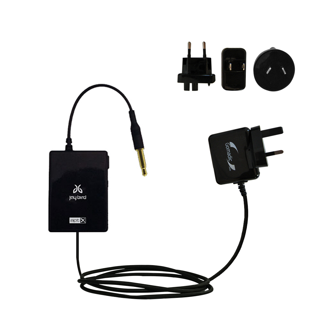 International Wall Charger compatible with the Jaybird BAU uSport