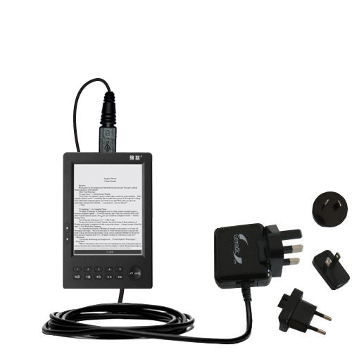 International Wall Charger compatible with the Jinke HanLin eBook v5