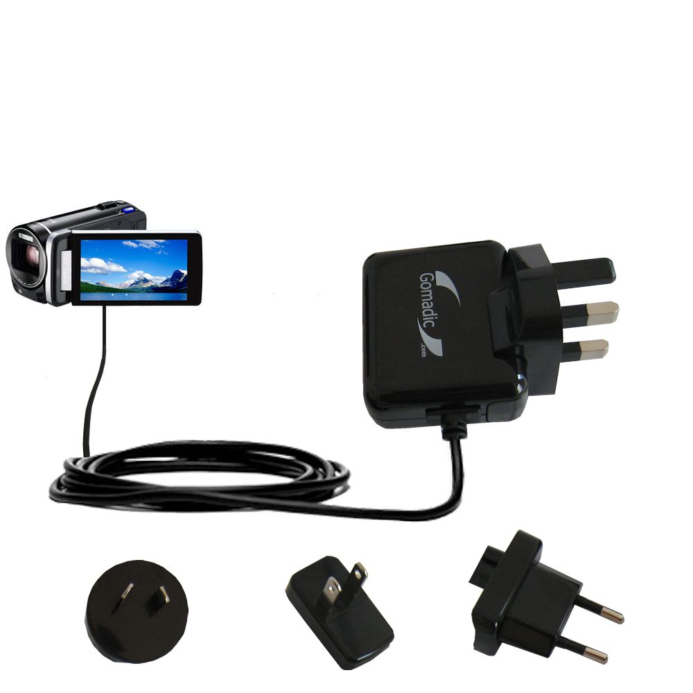 International Wall Charger compatible with the JVC Everio GZ-HM845 / HM860 / HM870