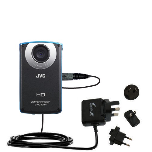 International Wall Charger compatible with the JVC GC-WP10 Camcorder