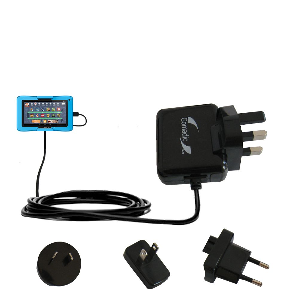 International Wall Charger compatible with the KD Interactive Kurio Extreme