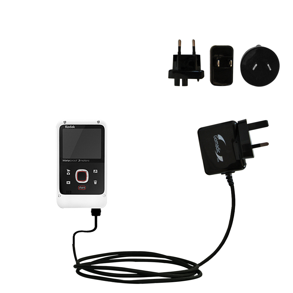 International Wall Charger compatible with the Kodak Playfull Ze2