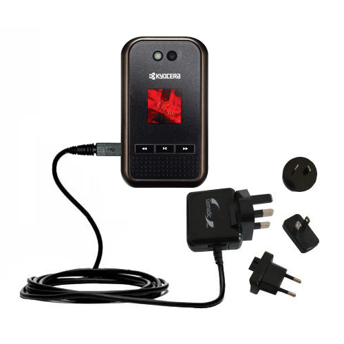 International Wall Charger compatible with the Kyocera E2000 Tempo