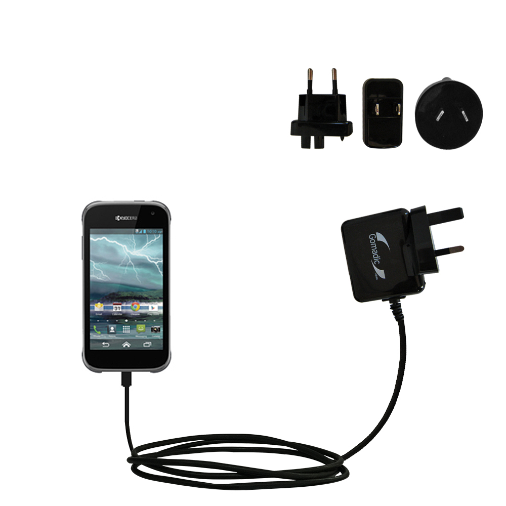 International Wall Charger compatible with the Kyocera Hydro XTRM