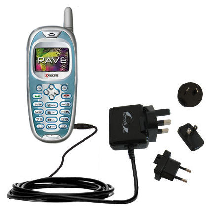International Wall Charger compatible with the Kyocera KX433