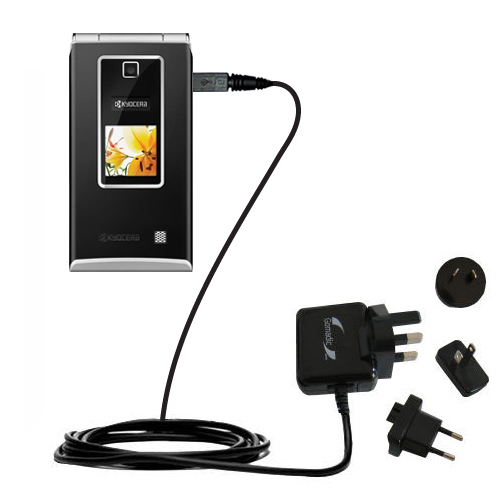 International Wall Charger compatible with the Kyocera S4000 Mako