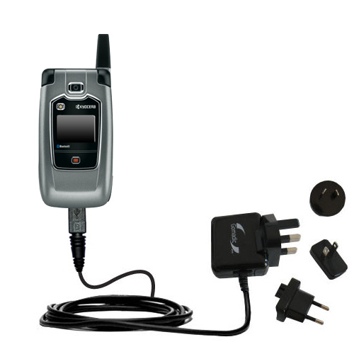 International Wall Charger compatible with the Kyocera Xcursion