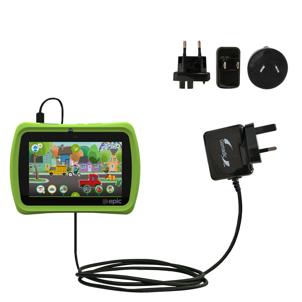 International Wall Charger compatible with the LeapFrog EPIC
