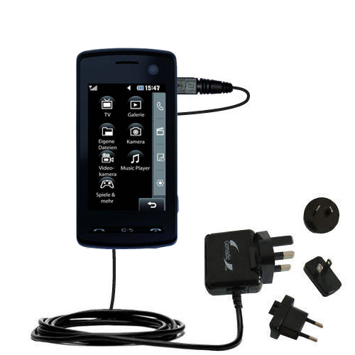 International Wall Charger compatible with the LG  KB770