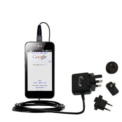 International Wall Charger compatible with the LG B