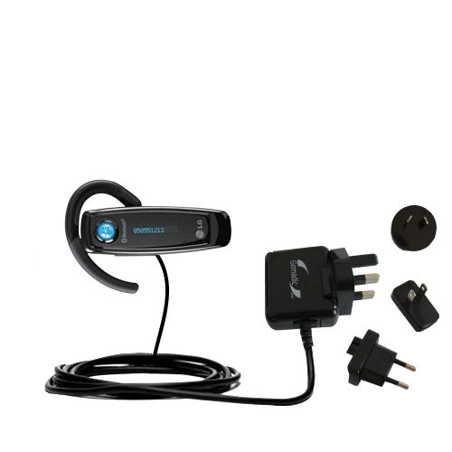 International Wall Charger compatible with the LG Bluetooth Headset HBM-500