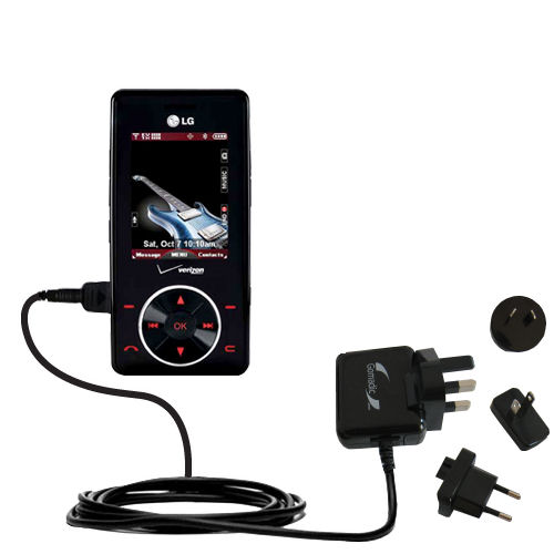 International Wall Charger compatible with the LG Chocolate