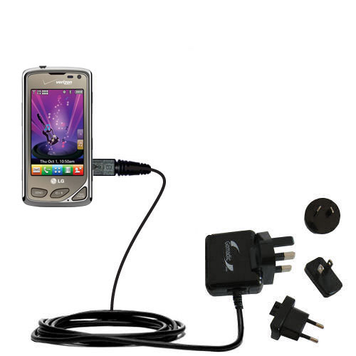 International Wall Charger compatible with the LG Chocolate Touch VX8575