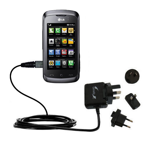 International Wall Charger compatible with the LG Clubby