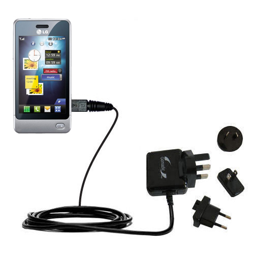 International Wall Charger compatible with the LG Cookie PEP
