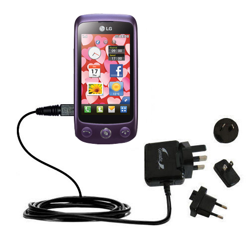 International Wall Charger compatible with the LG Cookie Plus
