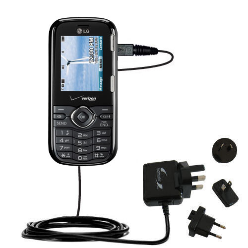 International Wall Charger compatible with the LG Cosmos VN250