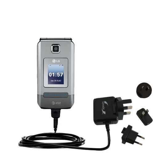 International Wall Charger compatible with the LG CU575 TraX
