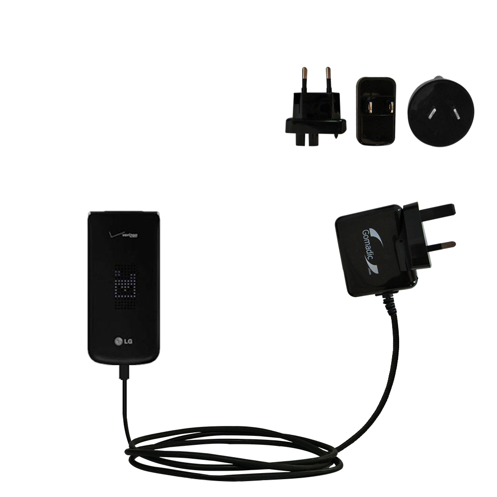 International Wall Charger compatible with the LG Exalt VN360