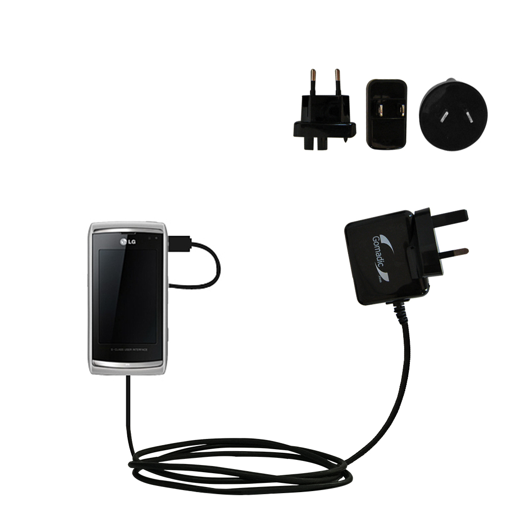 International Wall Charger compatible with the LG GC900 Viewty Smart