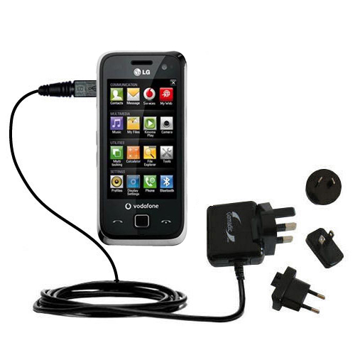 International Wall Charger compatible with the LG GM750