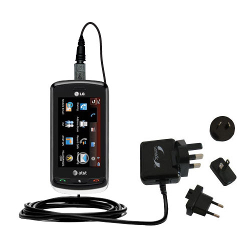 International Wall Charger compatible with the LG GR500