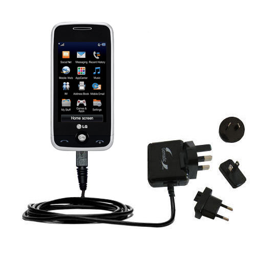 International Wall Charger compatible with the LG GS390