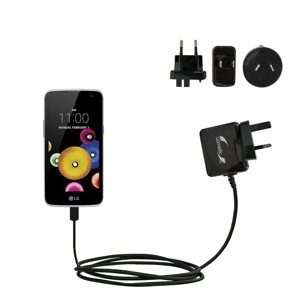 International Wall Charger compatible with the LG K4