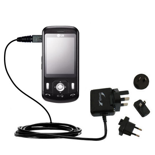 International Wall Charger compatible with the LG KC780