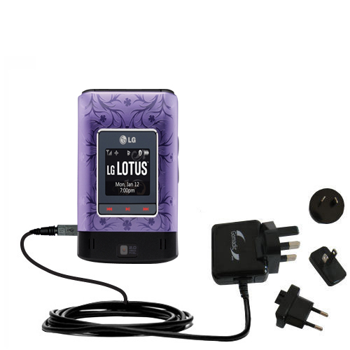 International Wall Charger compatible with the LG Lotus
