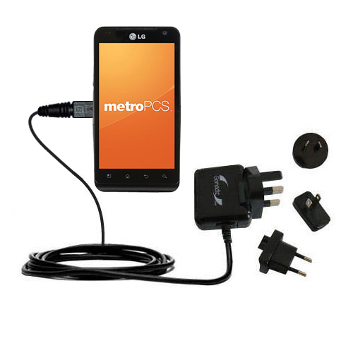 International Wall Charger compatible with the LG MS910