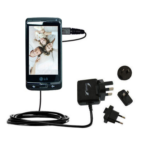 International Wall Charger compatible with the LG Optimus 7