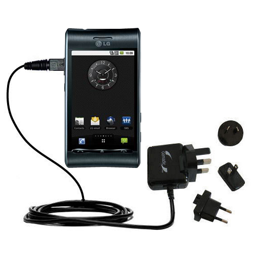 International Wall Charger compatible with the LG Optimus 7Q